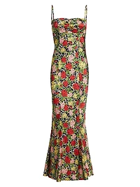 Renee Floral Mermaid Gown