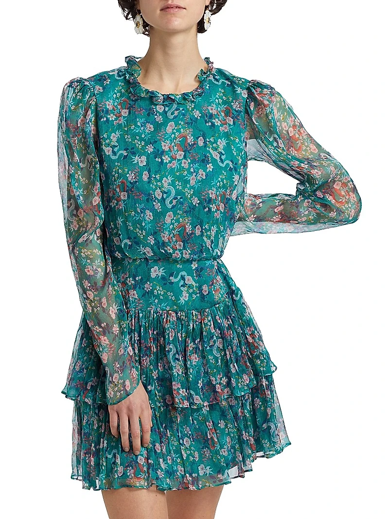 V.Tang Ava Fit & Flare Minidress