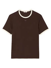 Two-Tone Patch T-Shirt