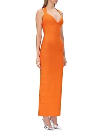 The Sutton Bandage V-Neck Gown