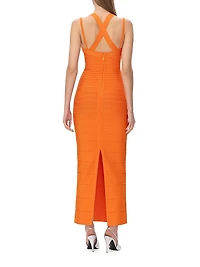 The Sutton Bandage V-Neck Gown