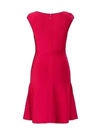 The Beatrice Knit Fit & Flare Midi-Dress