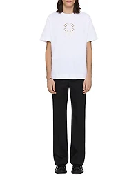 T-Shirt Cotton Monogram 72 with Lace and Fringe