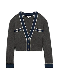 Eloise Wool-Cashmere Cardigan