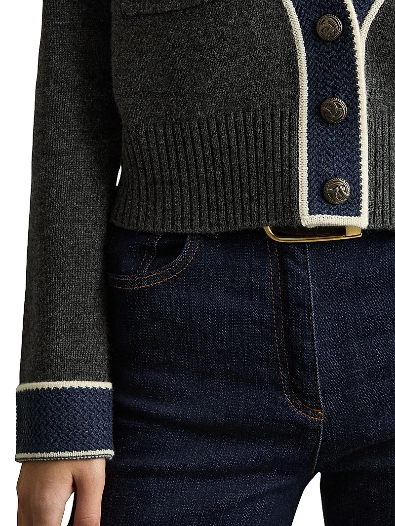 Eloise Wool-Cashmere Cardigan