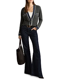 Eloise Wool-Cashmere Cardigan