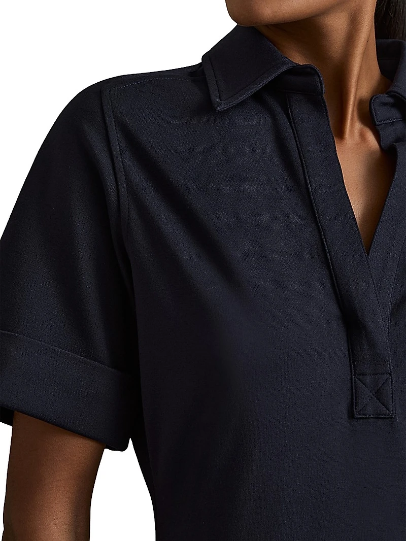 Astrid Johnny Collar Midi-Dress