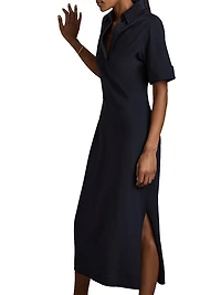 Astrid Johnny Collar Midi-Dress