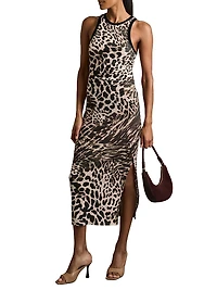 Leopard Print Tank Dress