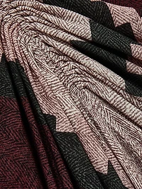 Jersey Ruched Printed Midi-Dress