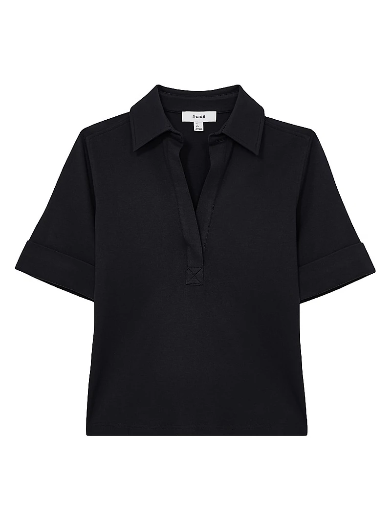 Astrid Johnny Collar Top