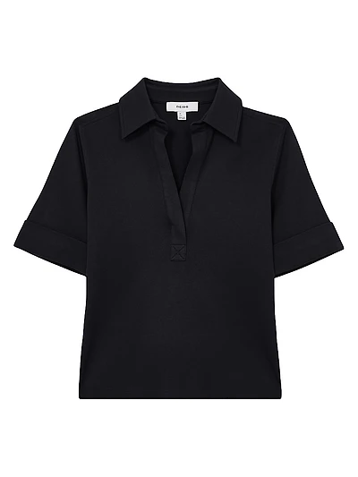 Astrid Johnny Collar Top