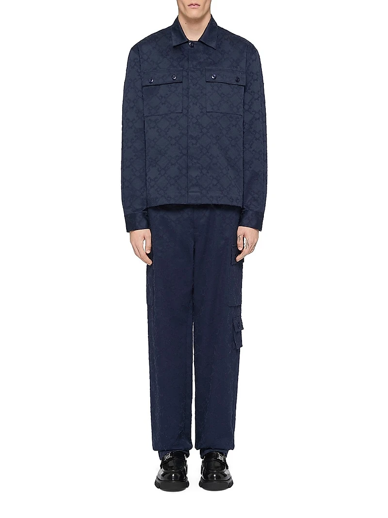 Cargo Pants Monogram 72 Cotton