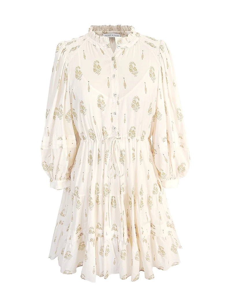 South Hampton Lorien Cotton Voile Minidress