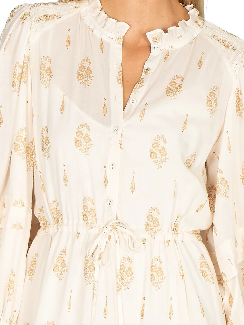 South Hampton Lorien Cotton Voile Minidress