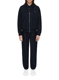 Zipped Hoodie Monogram 72 Jacquard