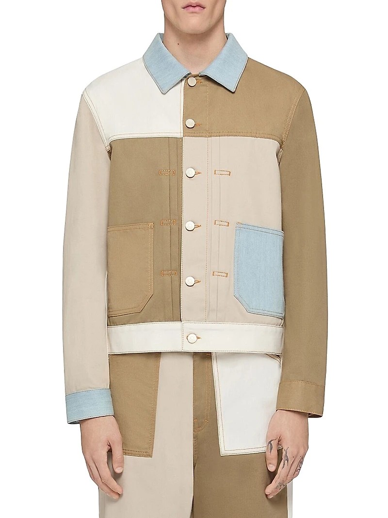 Patchwork Jacket Upcycled Denim