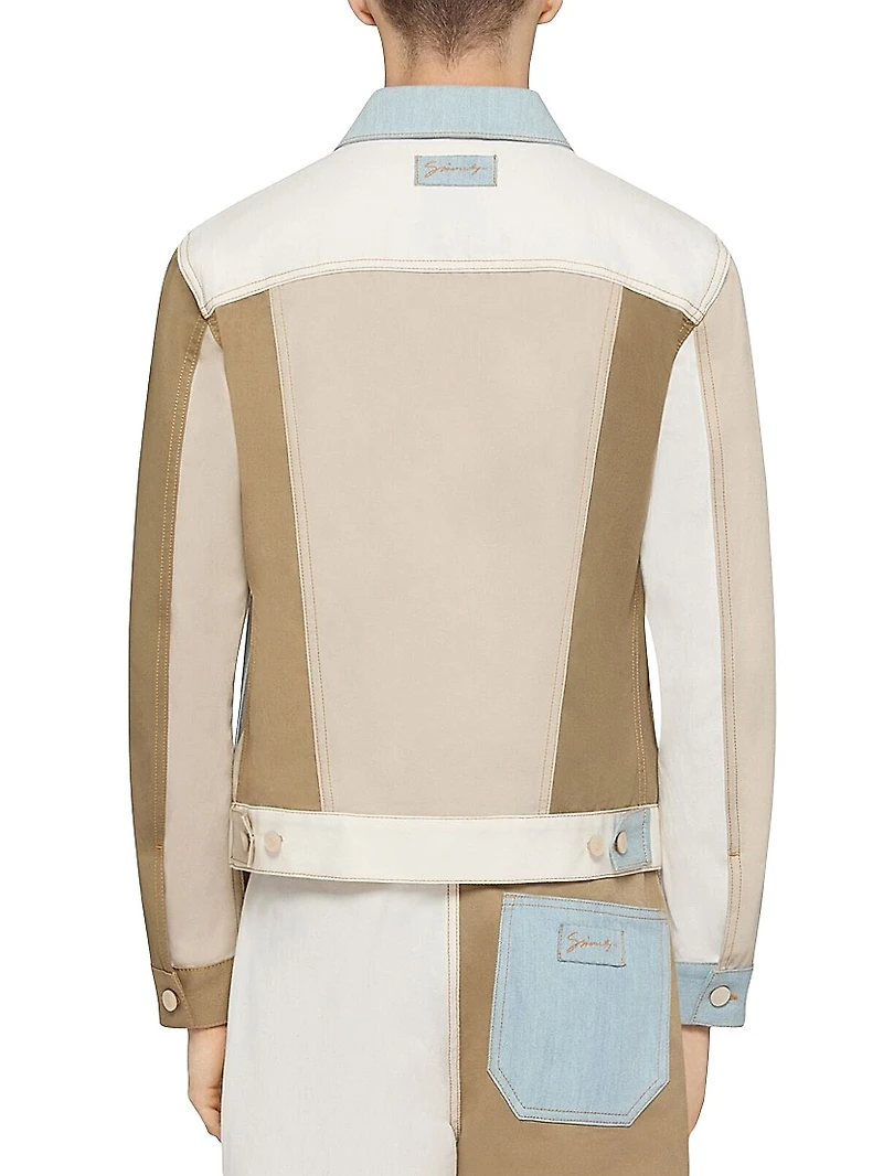 Patchwork Jacket Upcycled Denim