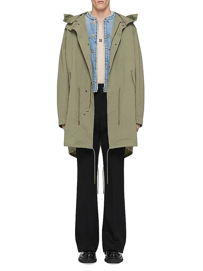Parka Jacket Textured Monogram 72