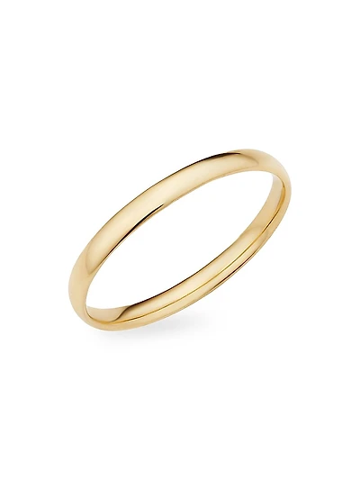14K Yellow Gold Forever Band Stack Ring