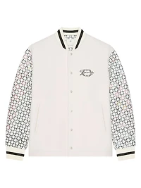Varsity Jacket Wool and Monogram 72 Leather