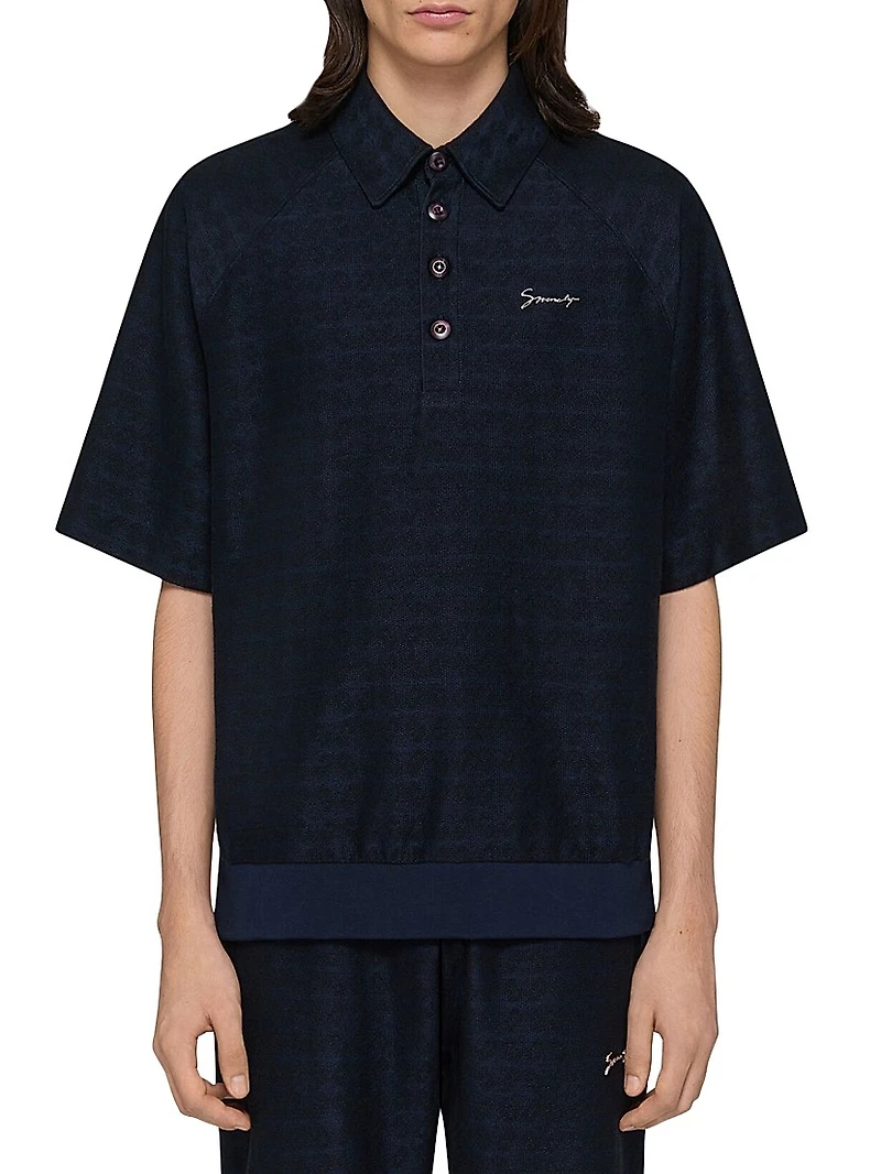 Polo Shirt Monogram 72 Jacquard