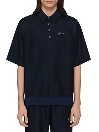 Polo Shirt Monogram 72 Jacquard