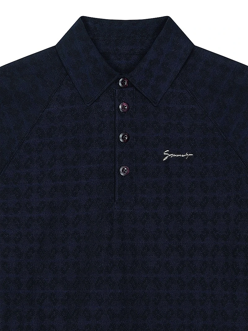 Polo Shirt Monogram 72 Jacquard
