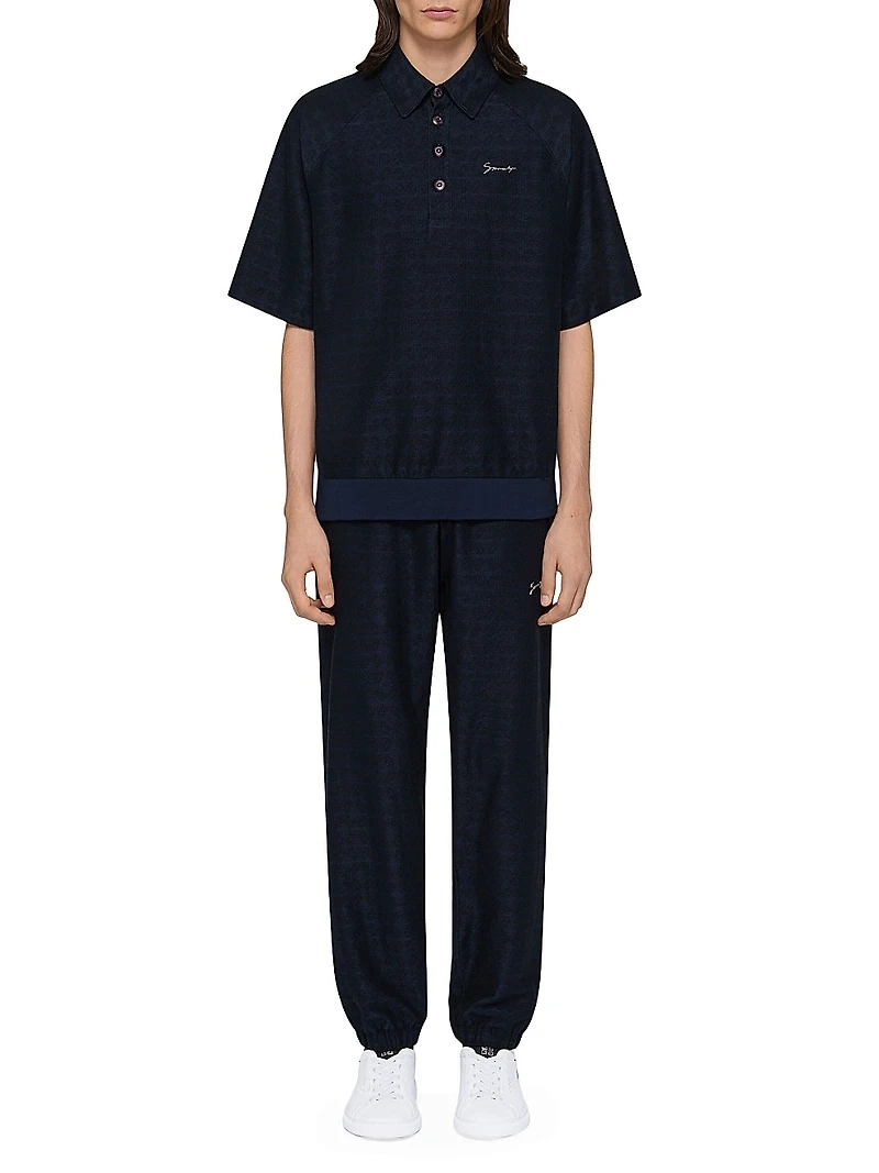 Polo Shirt Monogram 72 Jacquard