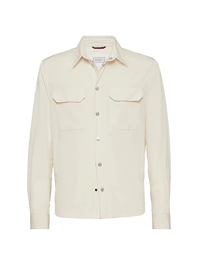 Shirt Style Unlined Outerwear Jacket