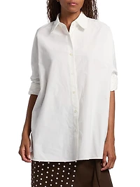 Casia Oversized Button-Front Shirt
