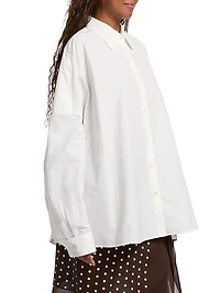 Casia Oversized Button-Front Shirt