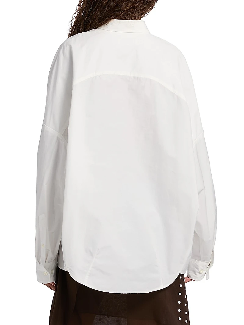 Casia Oversized Button-Front Shirt
