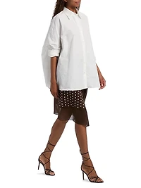 Casia Oversized Button-Front Shirt