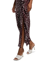 Deyon Printed Midi-Dress