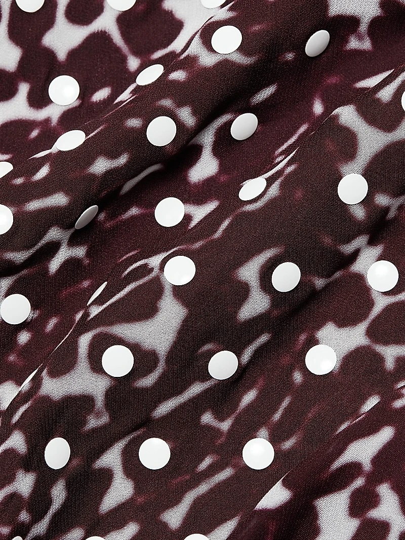 Deyon Printed Midi-Dress