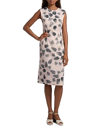 Delavina Floral Midi-Dress