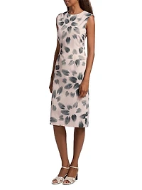 Delavina Floral Midi-Dress