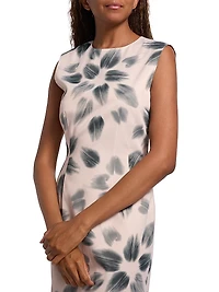 Delavina Floral Midi-Dress