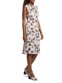 Delavina Floral Midi-Dress