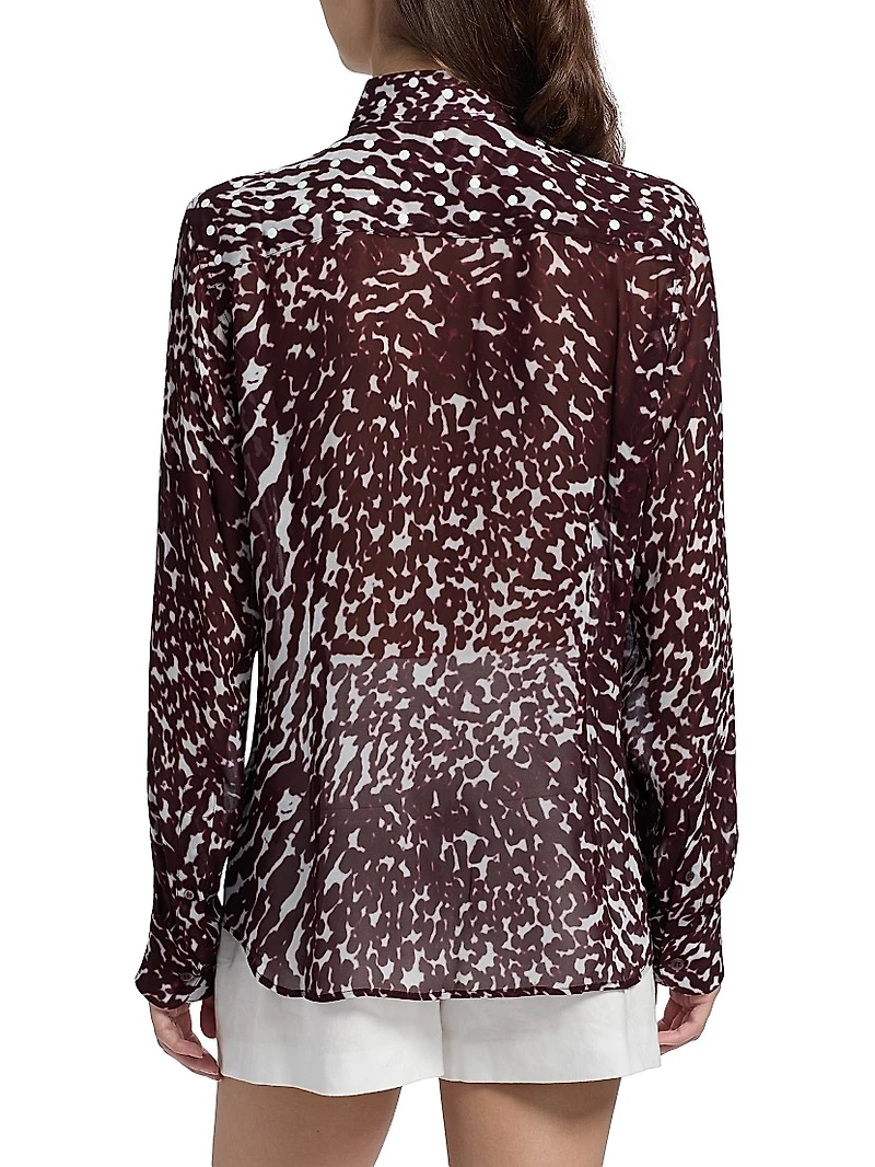 Chowy Dyed Print Blouse