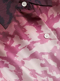 Dasia Printed Silk Shirtdress