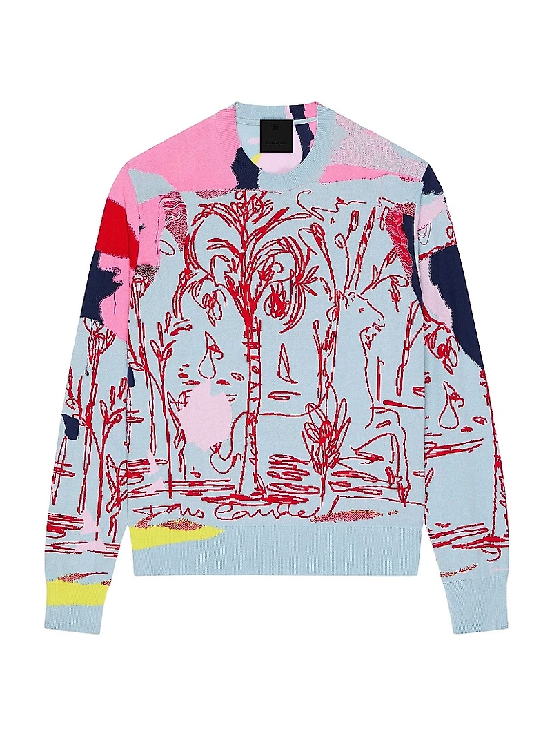 Sweater Cotton with Jacquard