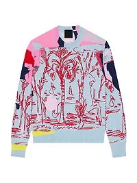 Sweater Cotton with Jacquard