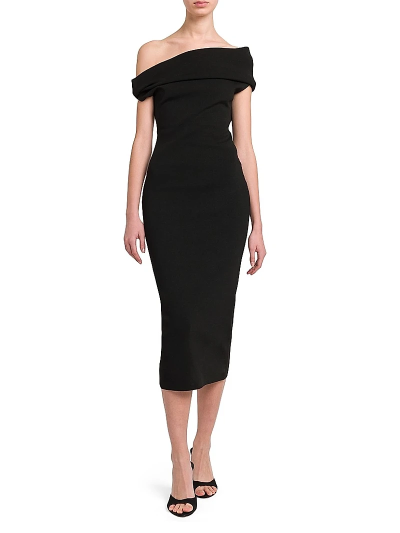 Debra Off-the-Shoulder Sheath Dress