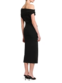 Debra Off-the-Shoulder Sheath Dress