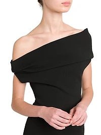 Debra Off-the-Shoulder Sheath Dress