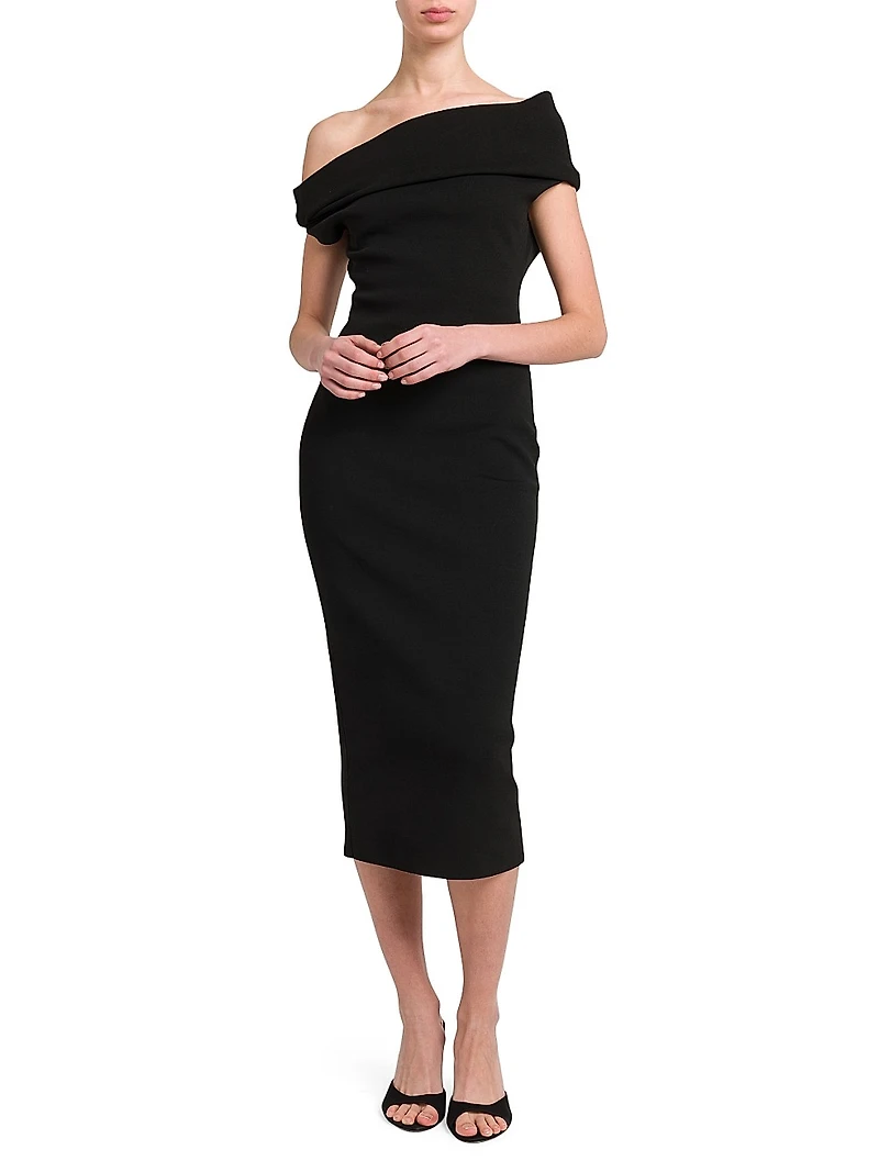 Debra Off-the-Shoulder Sheath Dress