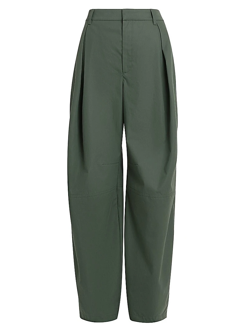 Ariele Cotton Pleated Pants