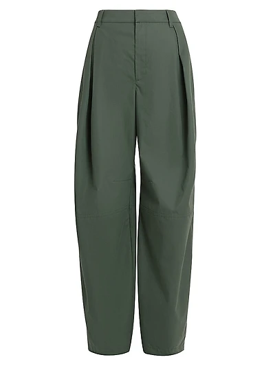 Ariele Cotton Pleated Pants